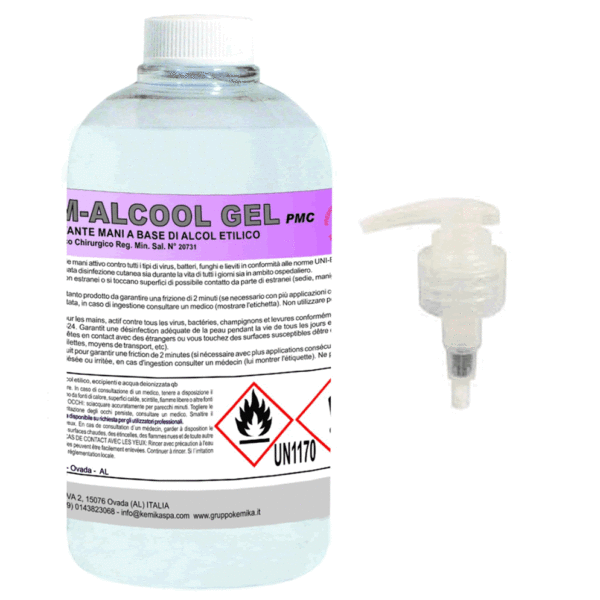 Gel igienizzante 500 ml Kem