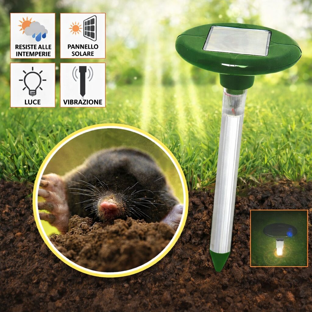 Ultrasuoni scaccia talpe