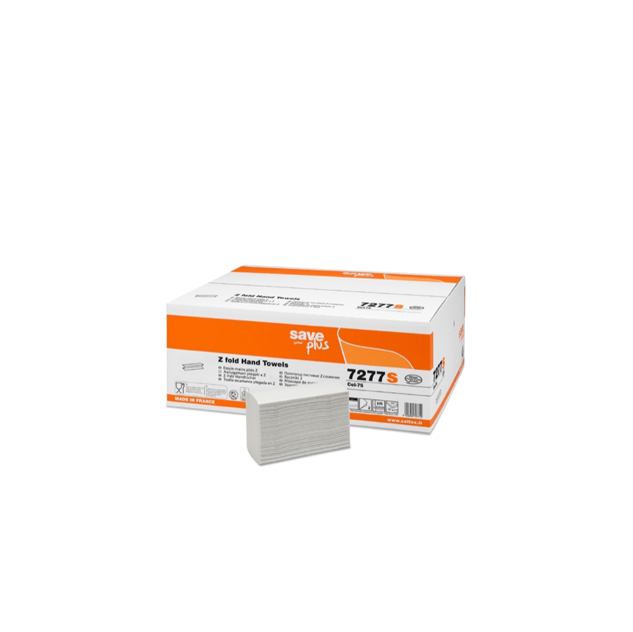 Asciugamani Piegati A Z Pura Cellulosa 2 Veli – 18 Blister Da 220 Pezzi - Foto 3