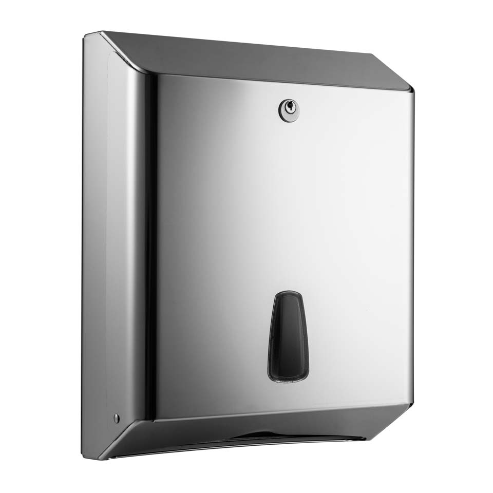 Dispenser carta asciugamani in acciaio inox, LindoShop