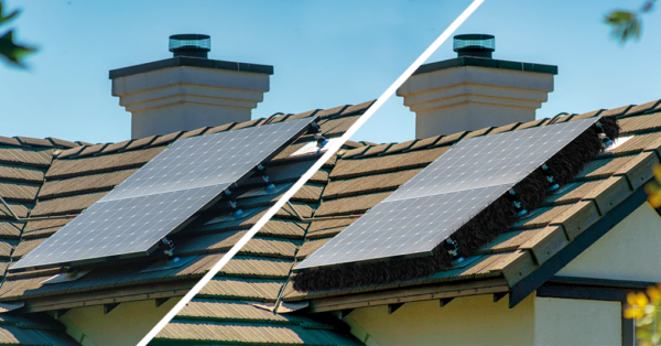 Barriera anti piccioni per pannelli fotovoltaici