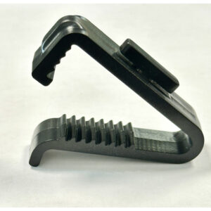 Clip in plastica ABS nero 5 pz