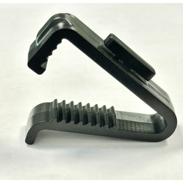 Clip in plastica ABS nero 5 pz