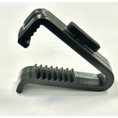 Clip in plastica ABS nero 5 pz